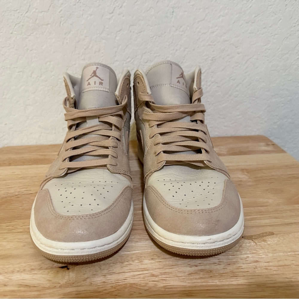 Jordan Tan and Cream Sneakers